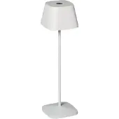 Gnosjö Konstsmide Lampe de table rechargeable Capri | blanche | Intérieur/Extérieur | 7814-250