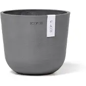 Ecopot's Pot Rond Oslo 25 Gris - Ø 25 X H. 21,8 Cm - 7,7 L