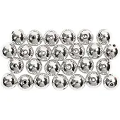 Creativ Company Perles argent, 50 pièces.