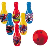 MONDO Set de bowling Spiderman, 7 pièces.