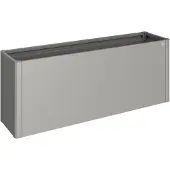 Biohort jardinière surélevée 2 x 0,5 quartz gris métallisé