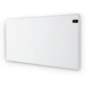 Adax Panneau chauffant NEO NP04 DT, 400W 400V avec thermostat numérique, Radiateur, Blanc