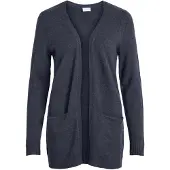 Vila Ril Cardigan Bleu M Femme