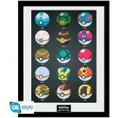 Abystyle Pokémon Pokeballs Poster Clair