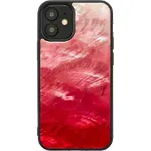 Ikins Étui pour Apple iPhone 12 Mini Pink Lake Black (Apple iPhone 12 mini), Coque pour téléphone portable, Pink, Noir