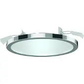 Etc-shop Luminaire LED encastré IP44 8W 540 lm 2700/4000K Ø 14,7/9 cm Aqua chrome 230V