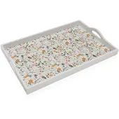 Versa Coupe bois MDF 30 x 5 x 45 cm Blomster