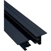 Nowodvorski Lighting Barre collectrice encastrée à 1 fil 1m noir PROFILE TRACK BLACK 9013