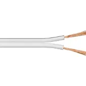 Microconnect - Câble de haut-parleur - 2.5 mm² - fil dénudé pour fil dénudé - 25 m - blanc