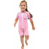 Cressi 1.5 Mm Junior Short Sleeve Shorty Rose 5-6 Years Enfants