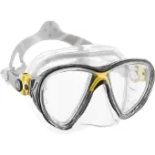 Cressi Masque Big Eyes Evolution Crystal - Couleur - Clear/Jaune
