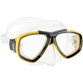Cressi Masque Focus - Couleur - Clear/Jaune