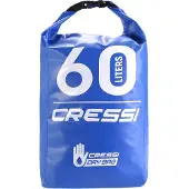 Cressi Pvc Dry Sack 60l Bleu