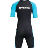 Cressi Tiburon 2 Mm Woman Short Sleeve Shorty Bleu,Noir M Femme