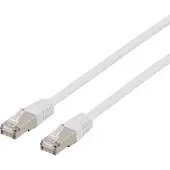 Deltaco câble patch - 10 m - hvid (U/FTP, CAT6a, 10 m)