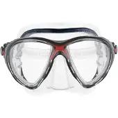 Cressi Evo Big Eyes Diving Mask Clair,Rouge
