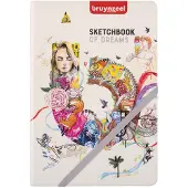 Bruynzeel Carnet d'esquisses de rêves A5 80 feuilles (A5, Blanc)