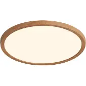Nordlux Oja 2700 K 3-step Dim LED light, Variant : Ø 294 x 23 mm, LED, 18 W, 2700 K, bois