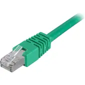 Deltaco câble patch - 2 m - gron (F/UTP, CAT6, 2 m)