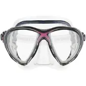 Cressi Evo Big Eyes Diving Mask Clair,Rose