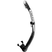 Cressi Alpha Ultra Dry Diving Snorkel Blanc,Noir