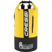 Cressi Dry Bi-Color Noir/Jaune 20 L