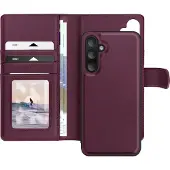 Mayaxess Étui pour Samsung Galaxy A16 Coque Détachable Violet
