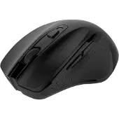 Deltaco MS-802, droitier, optique, sans fil RF, 2400 DPI, noir