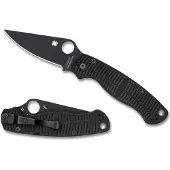 Spyderco Para Military 2 Salt MagnaCut DLC, noir