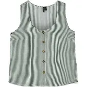 Vero Moda Chemisier 'VMBumpy' vert pastel / vert foncé