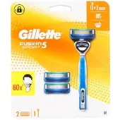 Gillette Fusion5 sport - scheerapparaat + 2 navulmesjes
