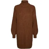 Noisy May Robes en maille 'NMTimmy' marron