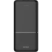 Deltaco Powerbank 10 000 mAh, 2x USB-A 18 W, 1x USB-C PD 20 W - Noir