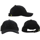 Safety Jogger Unisexe, Casquette, AC/DC Casquette, Noir, (Taille unique)