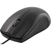 Deltaco souris optique filaire, 3 boutons avec défilement, 1200 DPI, noir
