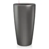 Lechuza Jardinière Rondo 40 ALL-IN-ONE Charbon métallique 15743