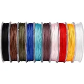 Creativ Company Polyester Koord Kleur, 10x50ml