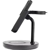 Deltaco Wireless Charger Magnetic 3in1 Powerbank schwarz (QI-1045)