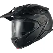 NEXX X.Lifecountry Carbon Zero Pro, casque rabattable ,Noir Mat ,M