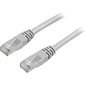 Deltaco F / UTP, Câble patch Cat5e, 10 m, gris