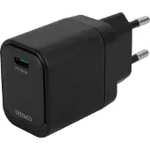 Deltaco 1903150 (20 W, 1 portion), Chargeur USB, Noir