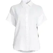 Ralph Lauren Chemisier 'BROONO-SHORT SLEEVE-SHIRT' blanc