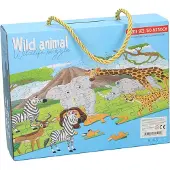 Nobrand Puzzle Animaux sauvages, 100 pièces.