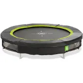 Exit Silhouette Trampoline Sportive ø183cm – Enterré – Trampoline Enterrée – Rond – pour Enfants – Noir