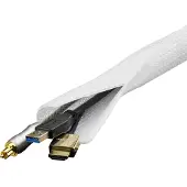 Deltaco LDR17 gaine de câble Blanc (Gaines pour câbles, 300 cm)