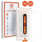 Mobile Origin Easy applicateur, 2 pack (2 pcs, Apple iPhone 15 Plus, Apple iPhone 15 Pro Max), Téléphone portable : film de protection, Transparent