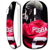 CAPACHEAP Souris Sans Fil Pogba Blanc