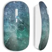 CAPACHEAP Souris Galaxy bleu Sans Fil
