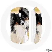 CAPACHEAP Souris Sans Fil Épagneul nain continental papillon Race de chiens