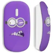 CAPACHEAP Souris Sans Fil Minions Violet
